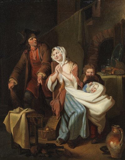 Gestörte Familienidylle in der Kinderstube von Johann Eleazar Zeissig